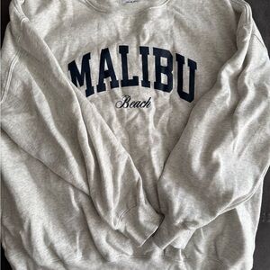 Gray Malibu Beach Sweater